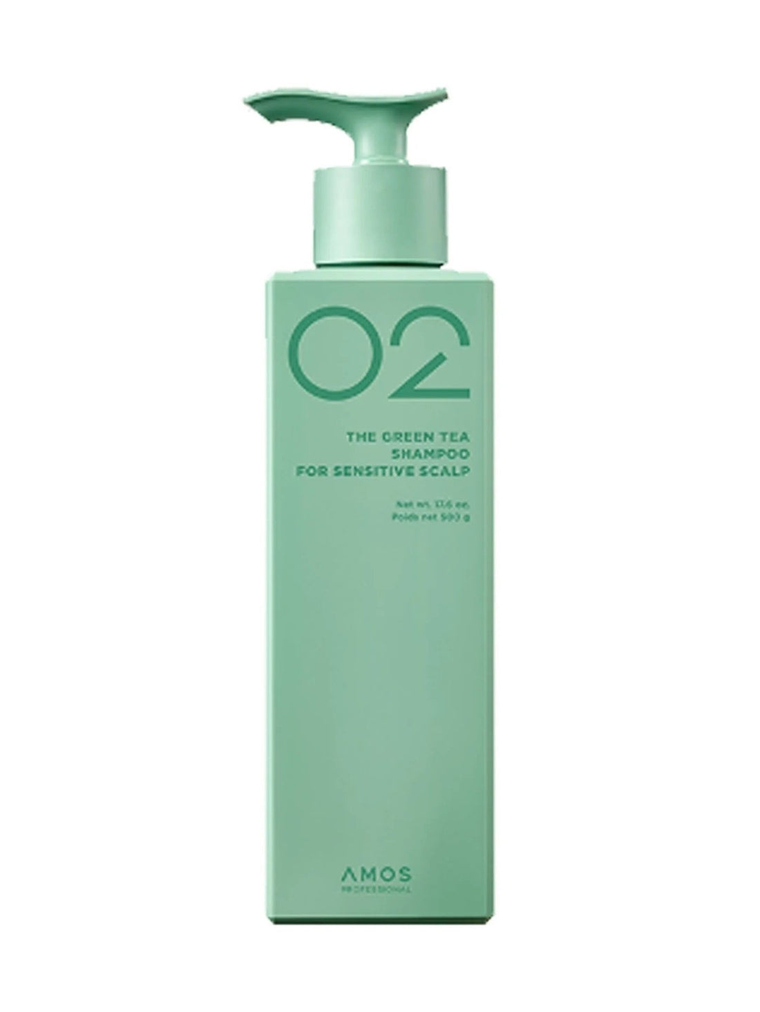 amos PROFESSIONAL THE GREEN TEA SHAMPOO FOR SENSITIVE SCALP 500ml - Sura