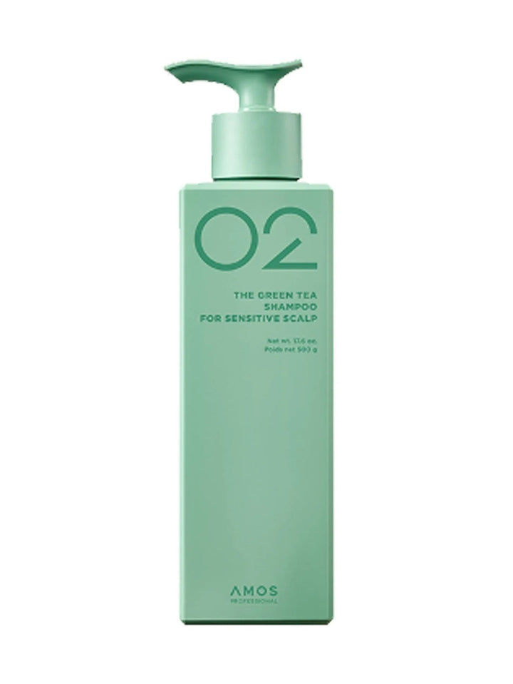 amos PROFESSIONAL THE GREEN TEA SHAMPOO FOR SENSITIVE SCALP 500ml - Sura
