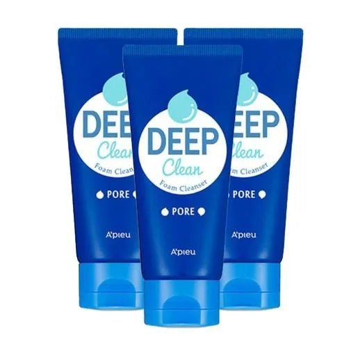 A'pieu Deep Clean Foam Cleanser - Pore 130ml X 3ea - Sura