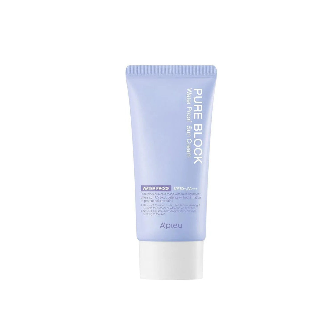 A'pieu Pure Block Sun Cream Waterproof Sun Cream SPF50/PA+++ 50ml - Sura