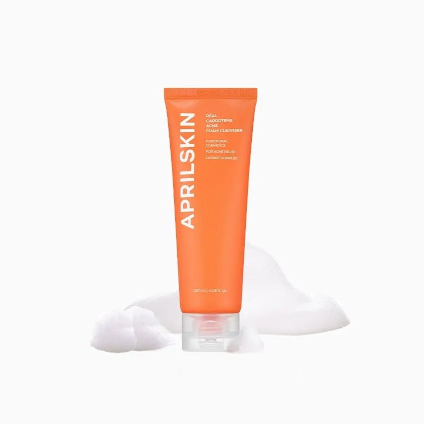 APRILSKIN Carrotene Acne Foam Cleanser 120ml - Sura