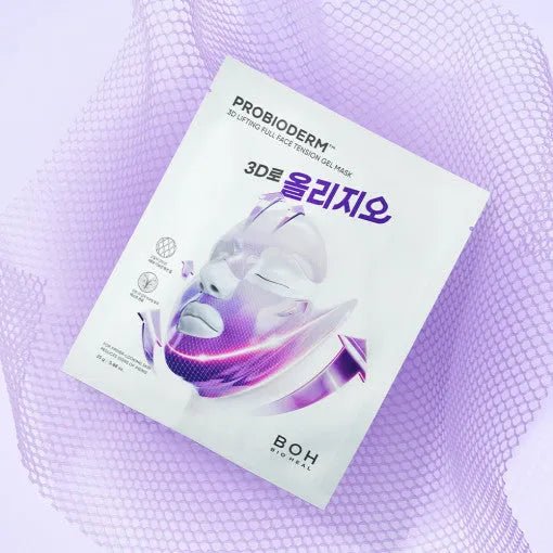 [BIO HEAL BOH] Probioderm 3D Lifting Full Face Tension Gel Mask Sheet 25gX3ea [Oligio EDITION] - Sura