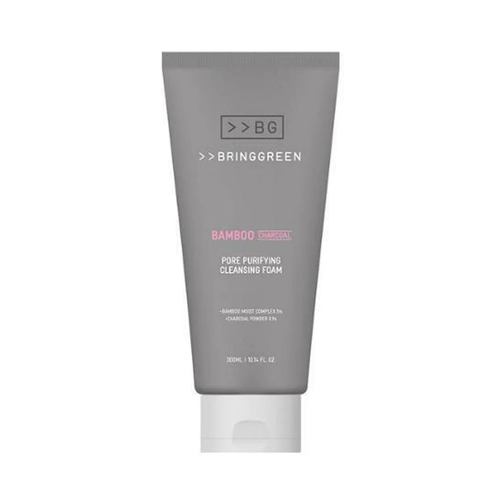 BRINGGREEN Bamboo Charcoal Pore Purifying Cleansing Foam 300ml - Sura