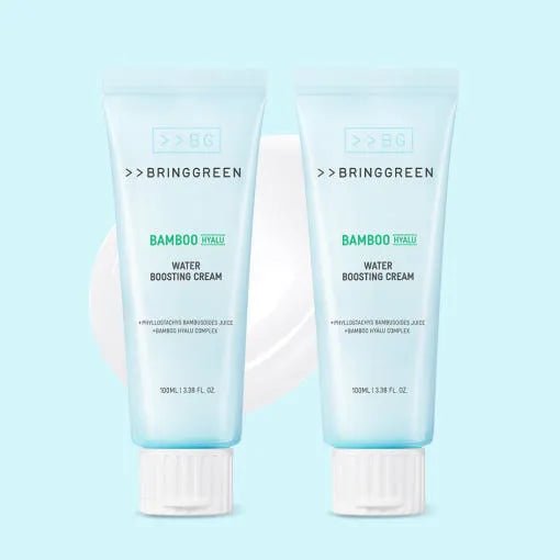 BRINGGREEN Bamboo Hyalu Water Boosting Cream 100ml + 100ml [Double SET] - Sura