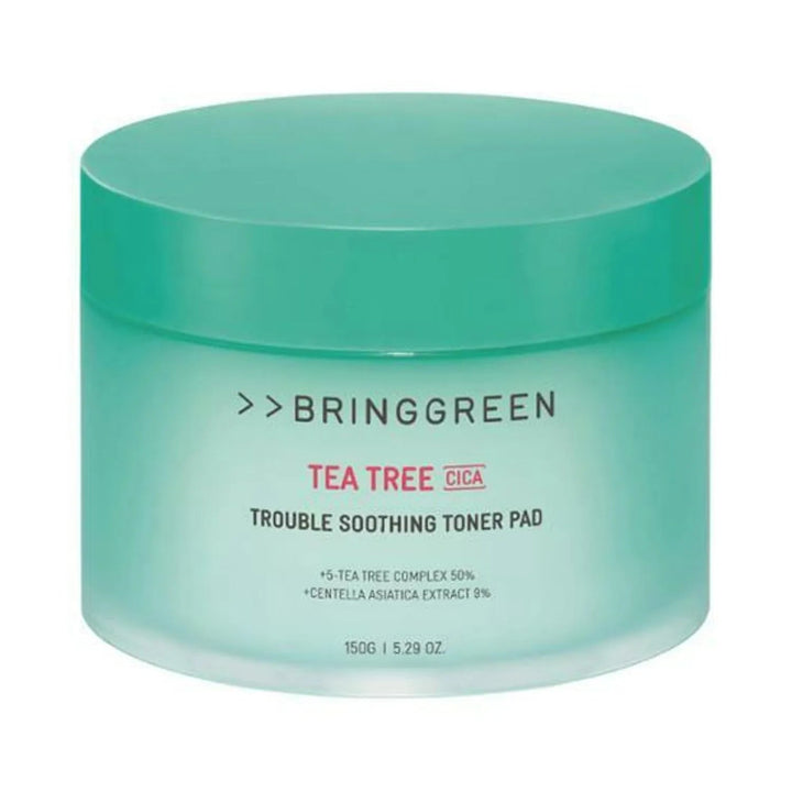 BRINGGREEN Tea Tree Cica Trouble Soothing Toner Pad 90P - Sura