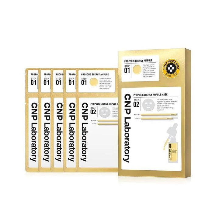 CNP 2 - Step Propolis Energy Ampule Mask 5 Sheets - Sura