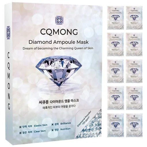CQMONG Diamond Ampoule Sheet Mask 30ml X 10ea - Sura