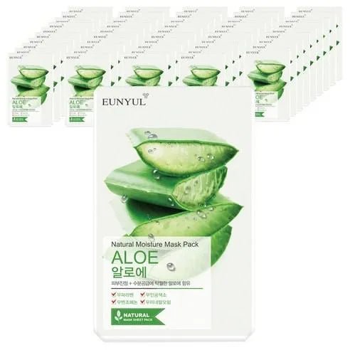 EUNYUL Aloe Natural Moisture Mask Pack 22ml x 50ea - Sura