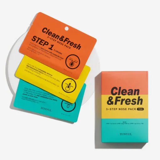 EUNYUL Clean & Fresh Nose Pack (3 Steps) 7ea - Sura