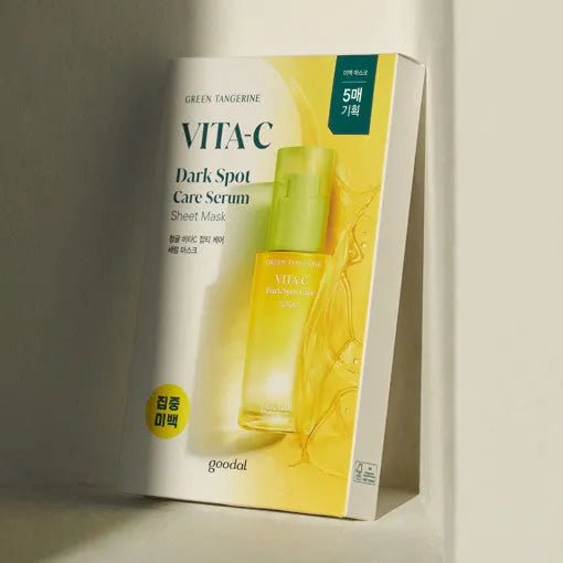 goodal Green Tangerine Vita C Dark Spot Serum Sheet Mask (5EA) - Sura