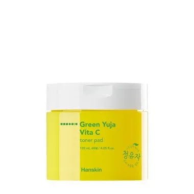Hanskin Green Yuja Vita C Toner Pad 120ml(60ea) - Sura