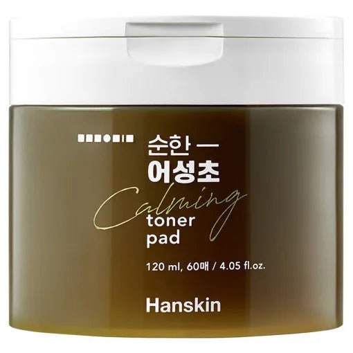 Hanskin Houttuynia Calming Toner Pad 120g(60ea) - Sura