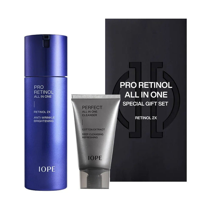 IOPE Men Pro Retinol All In One 120ml+Cleansing Foam - Sura