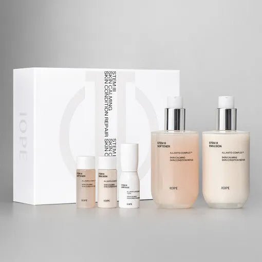 IOPE Stem 3 Softener & Emulsion Skincare SET - Sura