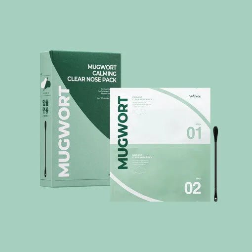 Isntree MUGWORT CALMING CLEAR NOSE PACK 5P - Sura