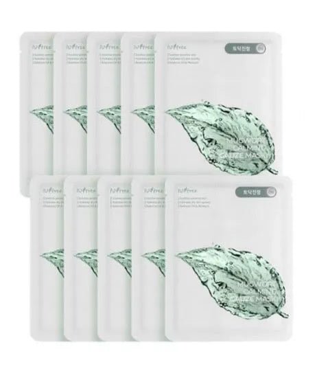 Isntree Mugwort Calming Gauze Mask 23g X 10ea - Sura