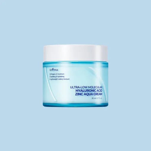 Isntree Ultra - Low Molecular Hyaluronic Acid Zinc Aqua Cream 80ml - Sura