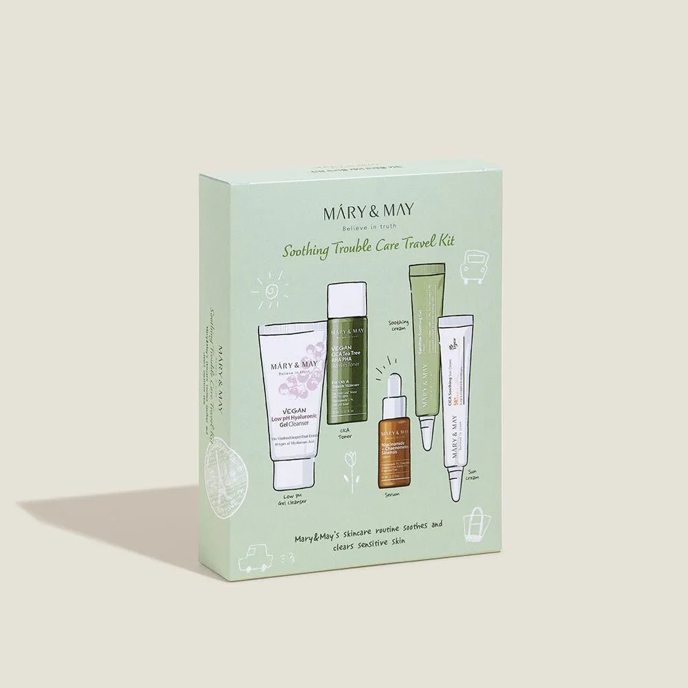 [MARY & MAY] Soothing Trouble Care Travel Kit (5pcs) - Sura