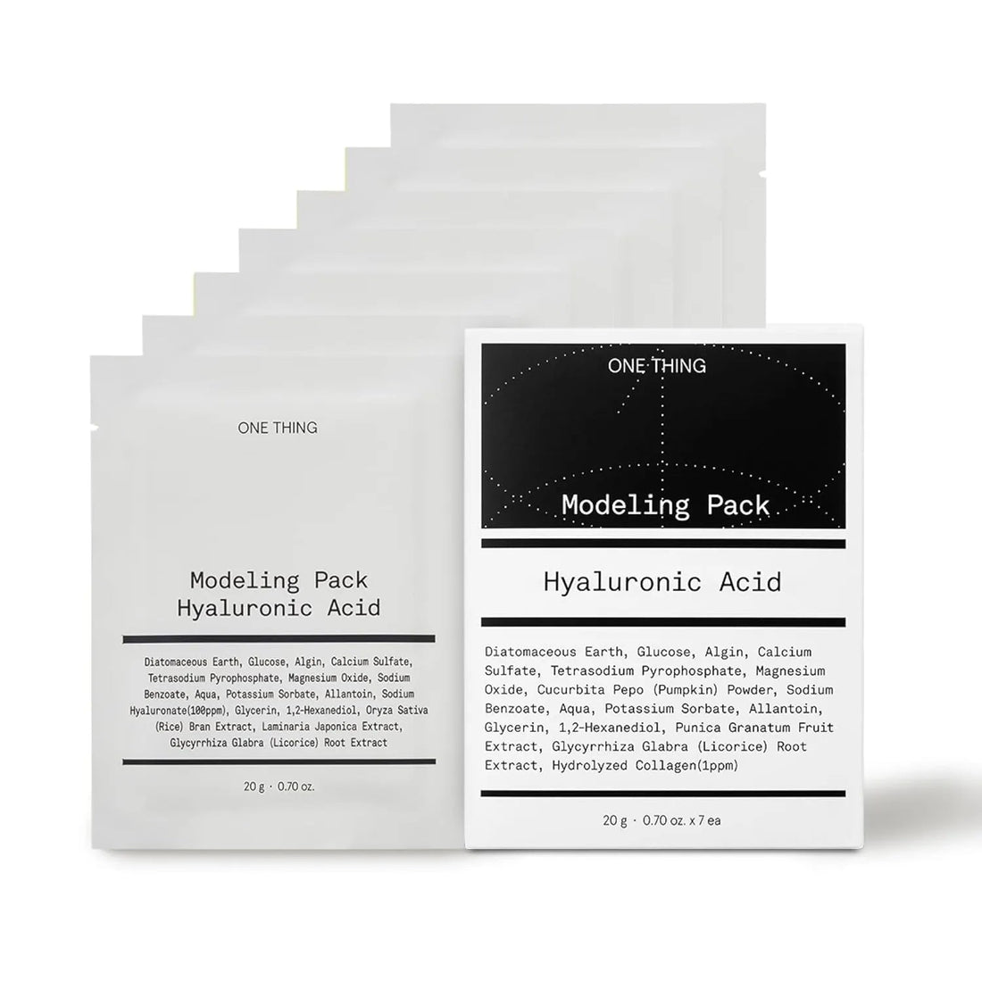 [ONE THING] Modeling Pack 20gX7ea #Hyaluronic Acid - Sura