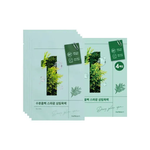 numbuzin No.1 Dewy Glow Spa Sheet Mask 10P - Sura