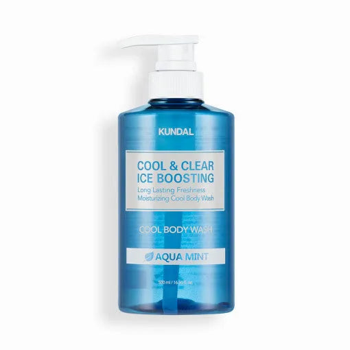 KUNDAL Cool & Clear Ice Boosting Cool Body Wash 500ml #Aqua Mint - Sura