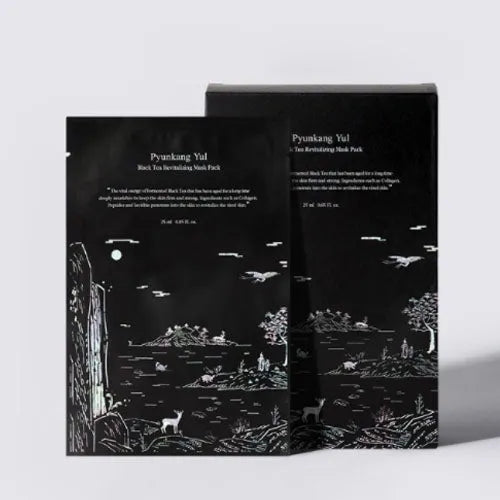 [Pyunkang Yul] Black Tea Revitalizing Mask Pack 25ml*10 Sheets - Sura