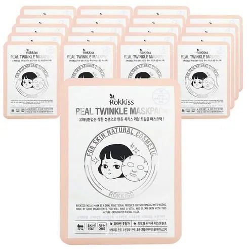 Rokkiss Real Twinkle Mask Pack 20ea - Sura