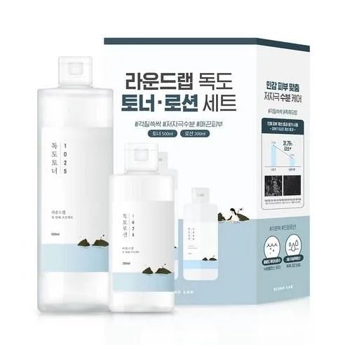 Round Lab 1025 Dokdo Toner 500ml + Lotion 200ml Special Set - Sura