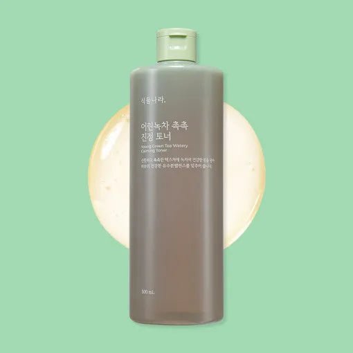 Shingmulnara Young Green Tea Watery Calming Toner 500ml - Sura