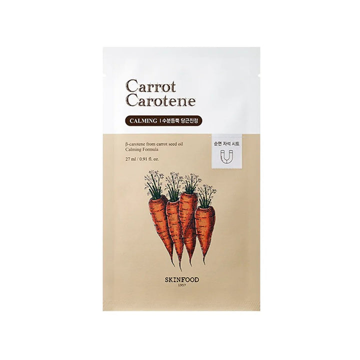 SKINFOOD Carrot Carotene Mask 27ml X 10ea - Sura