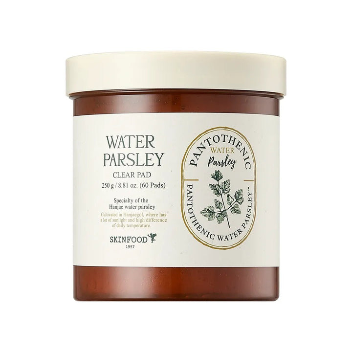 SKINFOOD Pantothenic Water Parsley Clear Pad 250g (60 Pads) - Sura