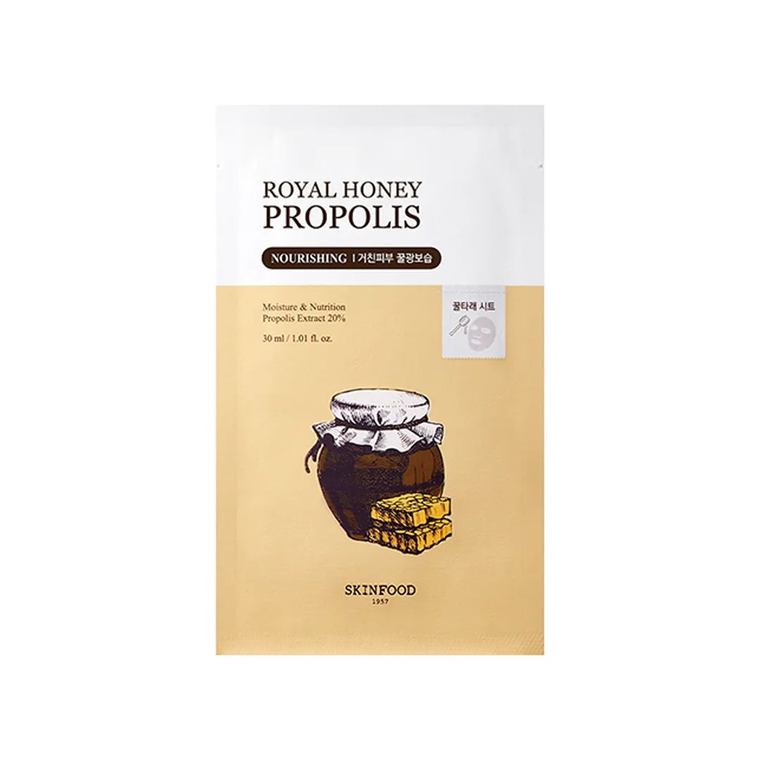 SKINFOOD Royal Honey Propolis Mask 30ml X 10ea - Sura