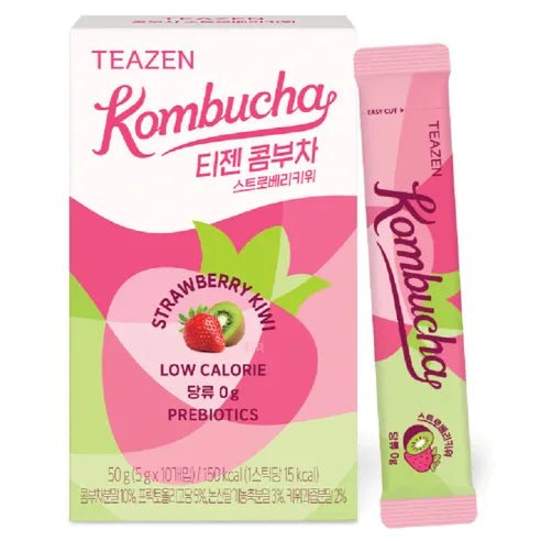 [TEAZEN] Kombucha Strawberry Kiwi (10 Sticks) - Sura