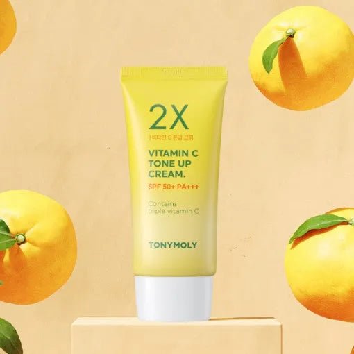 TONYMOLY 2X Vitamin C Tone Up Cream 50ml SPF50+ PA+++ - Sura