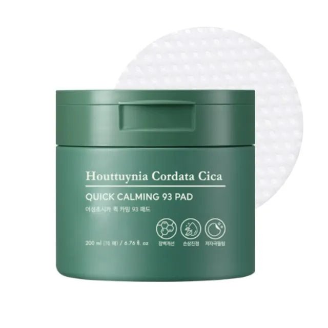 TONYMOLY Houttuynia Cordata Cica Quick Calming Pad 70g - Sura