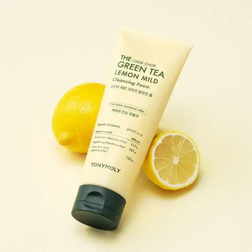 TONYMOLY The Chok Chok Green Tea Lemon Mild Cleansing Foam 150ml - Sura