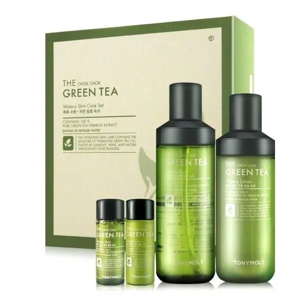 TONYMOLY The Chok Chok Green Tea Watery Skin care Set - Sura