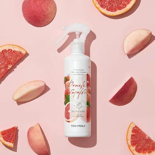 TONYMOLY THE PEACH CHOK CHOK Body Peeling Mist 300ml - Sura