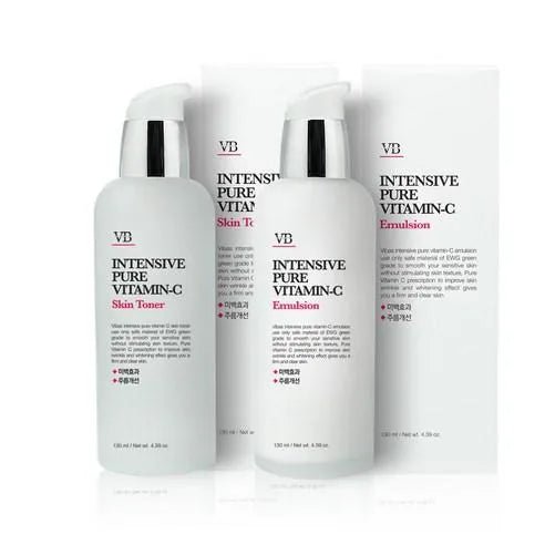VIBAS Intensive Pure Vitamin C Skin Toner 140ml + Emulsion Set 140ml - Sura