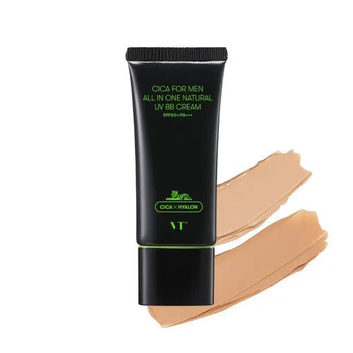 VT Cica For Men All In One Natural UV BB Cream - 2 Colors 30g SPF50+/PA+++ - Sura