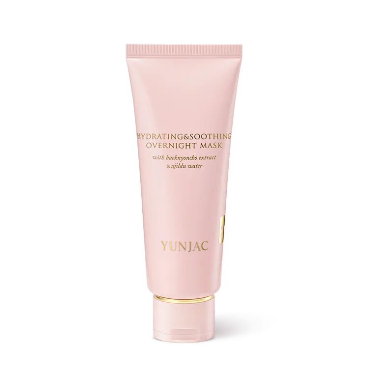YUNJAC HYDRATING & SOOTHING OVERNIGHT MASK with baeknyoncho extract & ujildu water 100ml - Sura